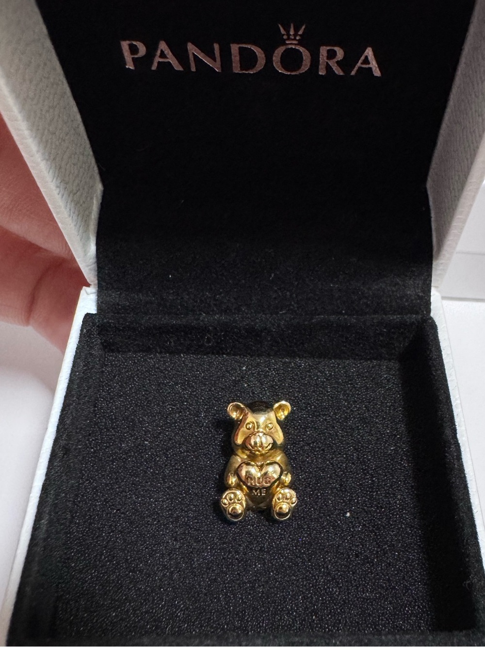 Retired Pandora Shine "Theodore Bear" Hug Me Charm 925 ALE - Picture 10 of 10